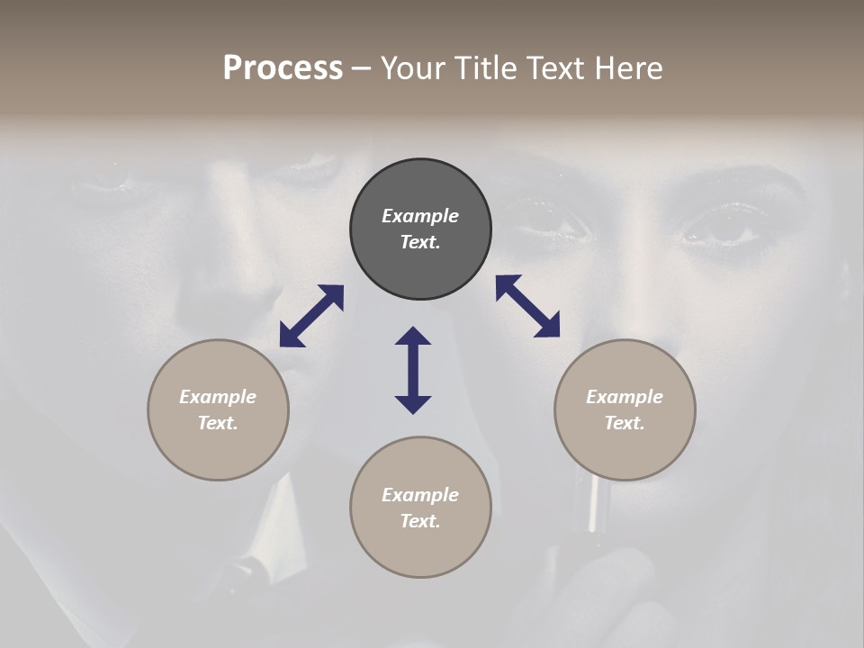 Feeling Lady Make Up PowerPoint Template