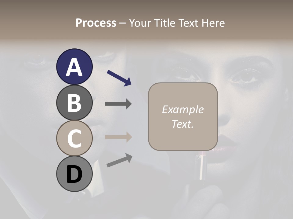 Feeling Lady Make Up PowerPoint Template