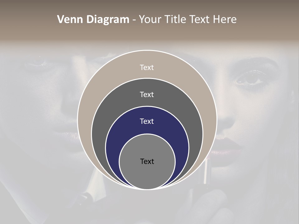 Feeling Lady Make Up PowerPoint Template