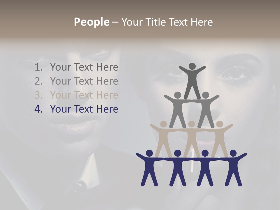 Feeling Lady Make Up PowerPoint Template