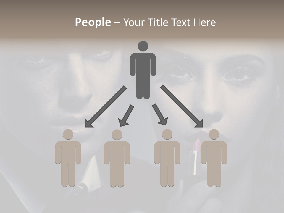 Feeling Lady Make Up PowerPoint Template