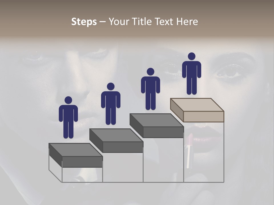 Feeling Lady Make Up PowerPoint Template