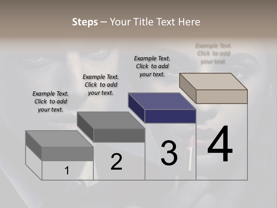 Feeling Lady Make Up PowerPoint Template