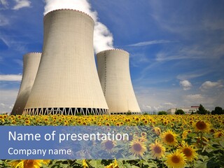 Massive Turbine Reactor PowerPoint Template