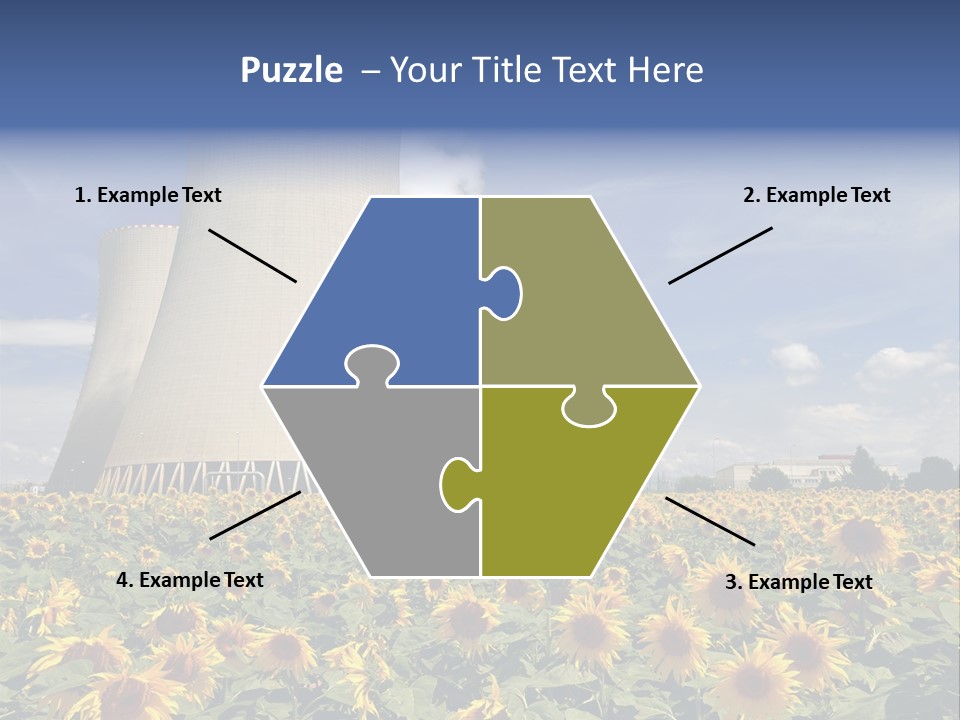 Massive Turbine Reactor PowerPoint Template