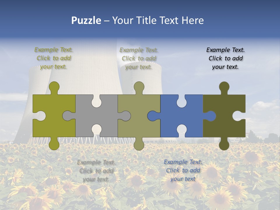 Massive Turbine Reactor PowerPoint Template