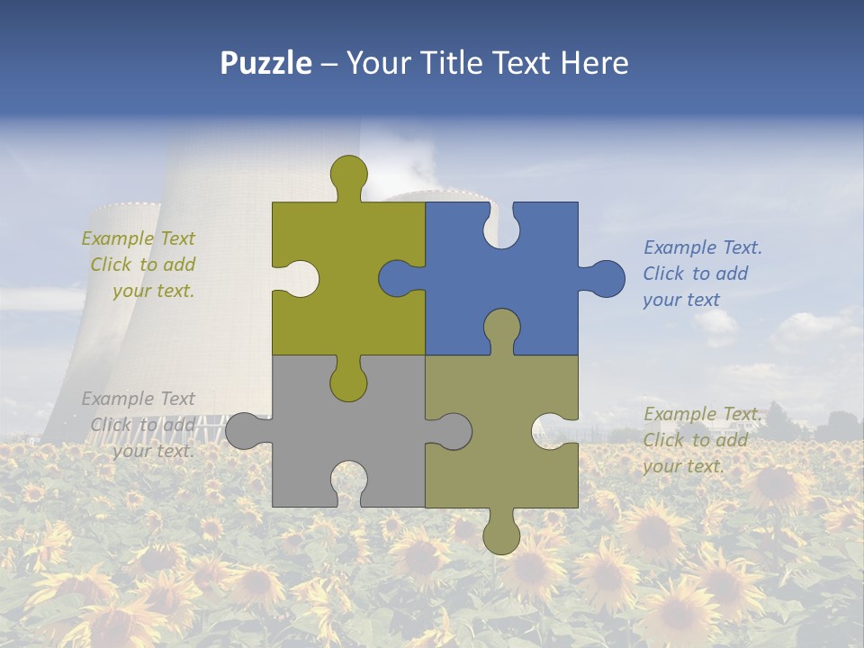 Massive Turbine Reactor PowerPoint Template