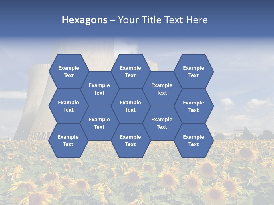 Massive Turbine Reactor PowerPoint Template