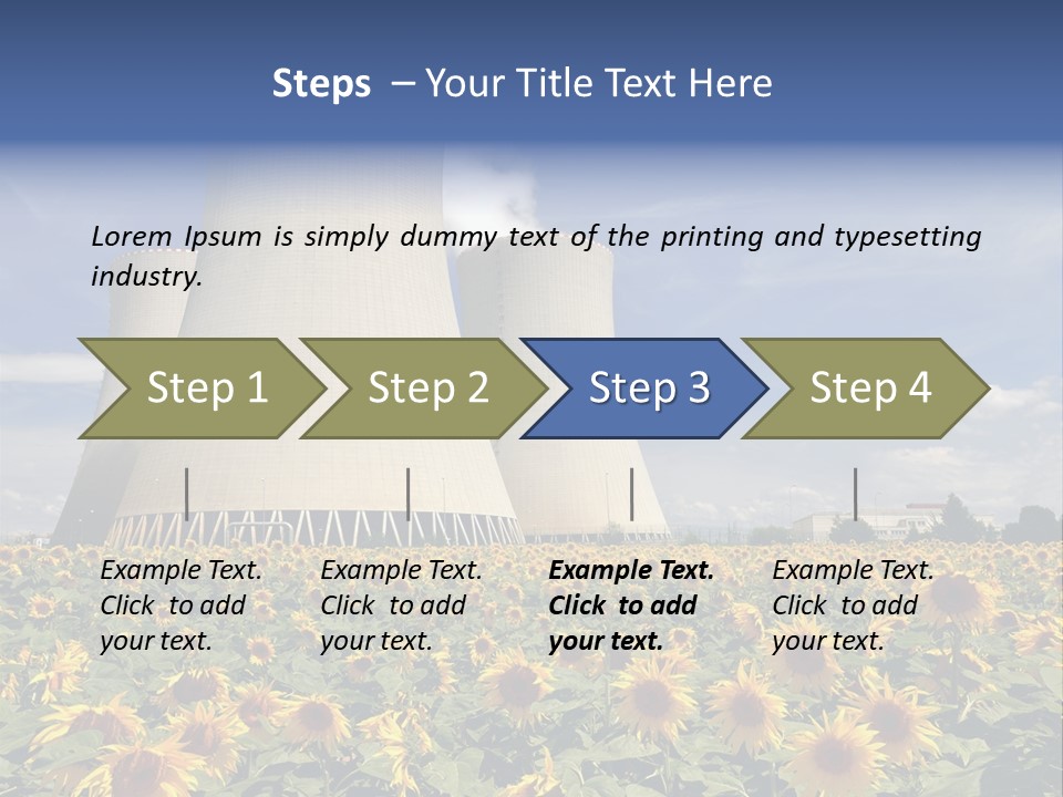 Massive Turbine Reactor PowerPoint Template