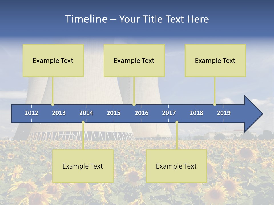 Massive Turbine Reactor PowerPoint Template