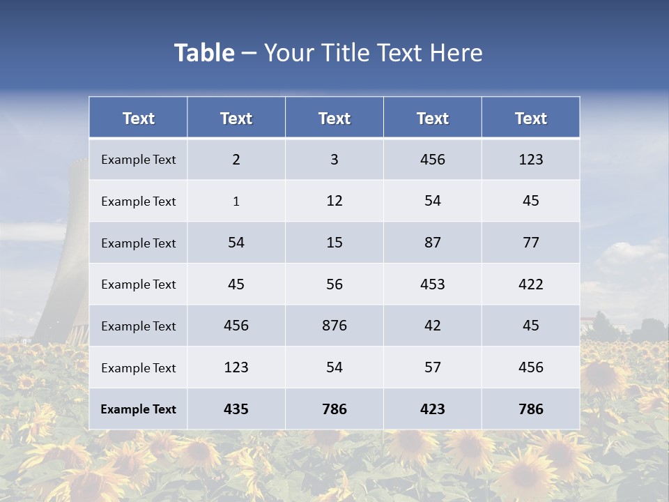 Massive Turbine Reactor PowerPoint Template