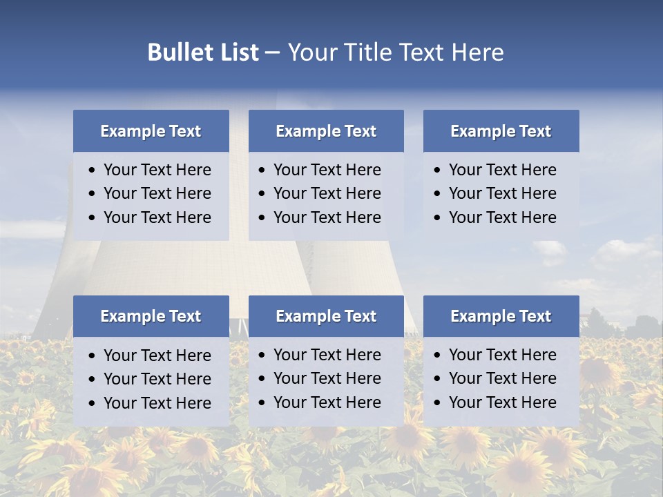 Massive Turbine Reactor PowerPoint Template
