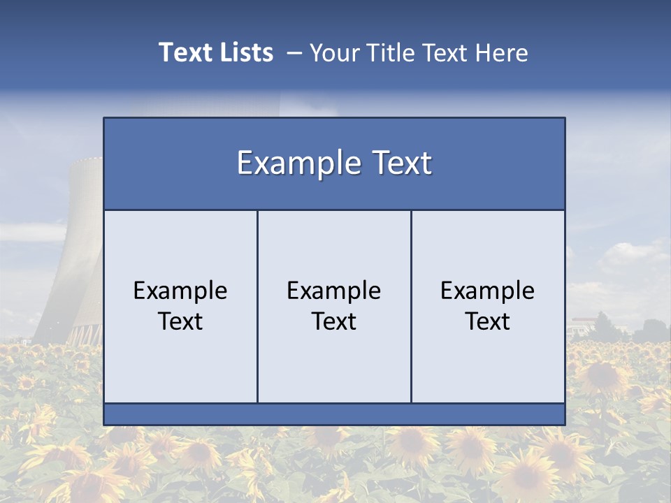 Massive Turbine Reactor PowerPoint Template
