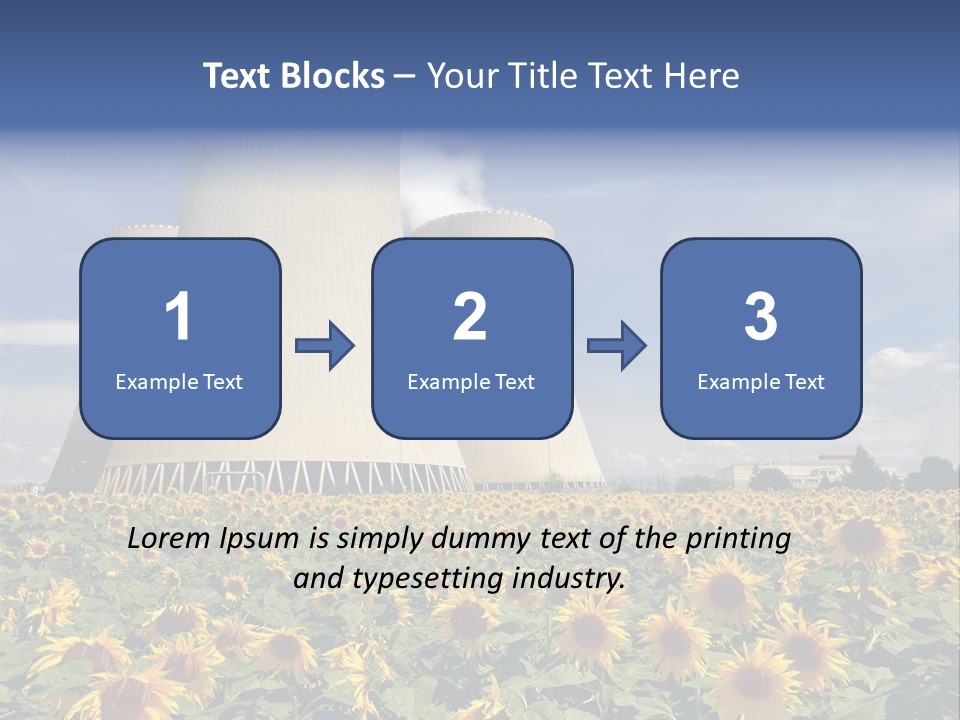 Massive Turbine Reactor PowerPoint Template