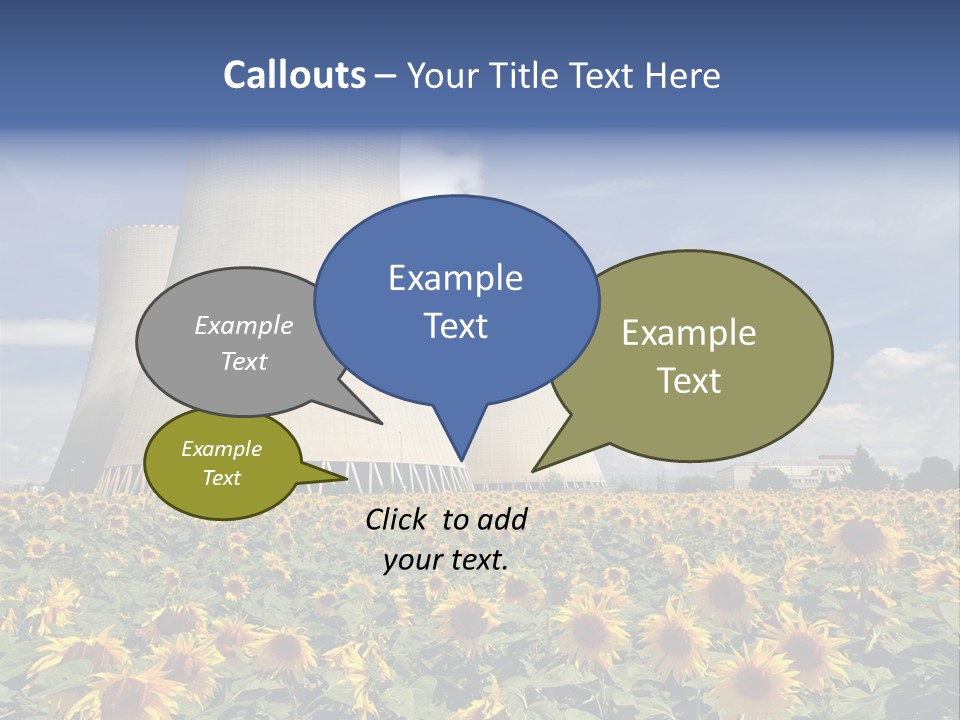 Massive Turbine Reactor PowerPoint Template