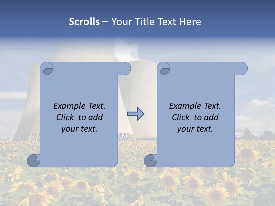 Massive Turbine Reactor PowerPoint Template