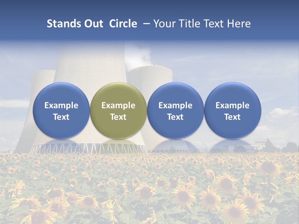 Massive Turbine Reactor PowerPoint Template