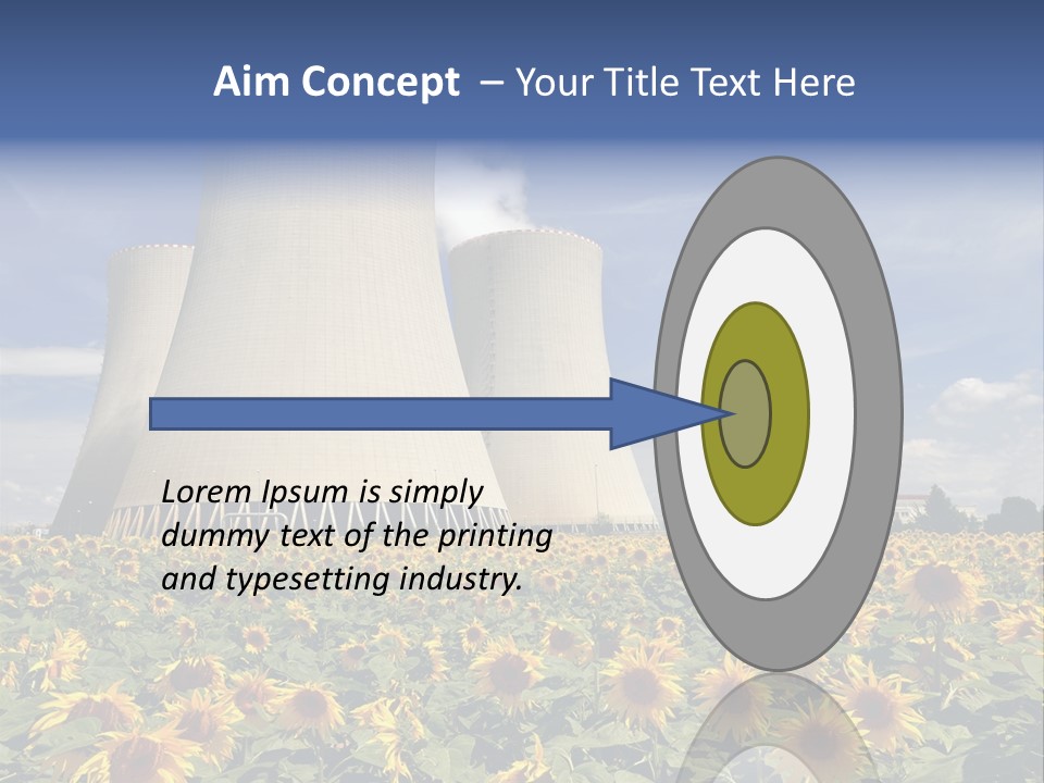 Massive Turbine Reactor PowerPoint Template