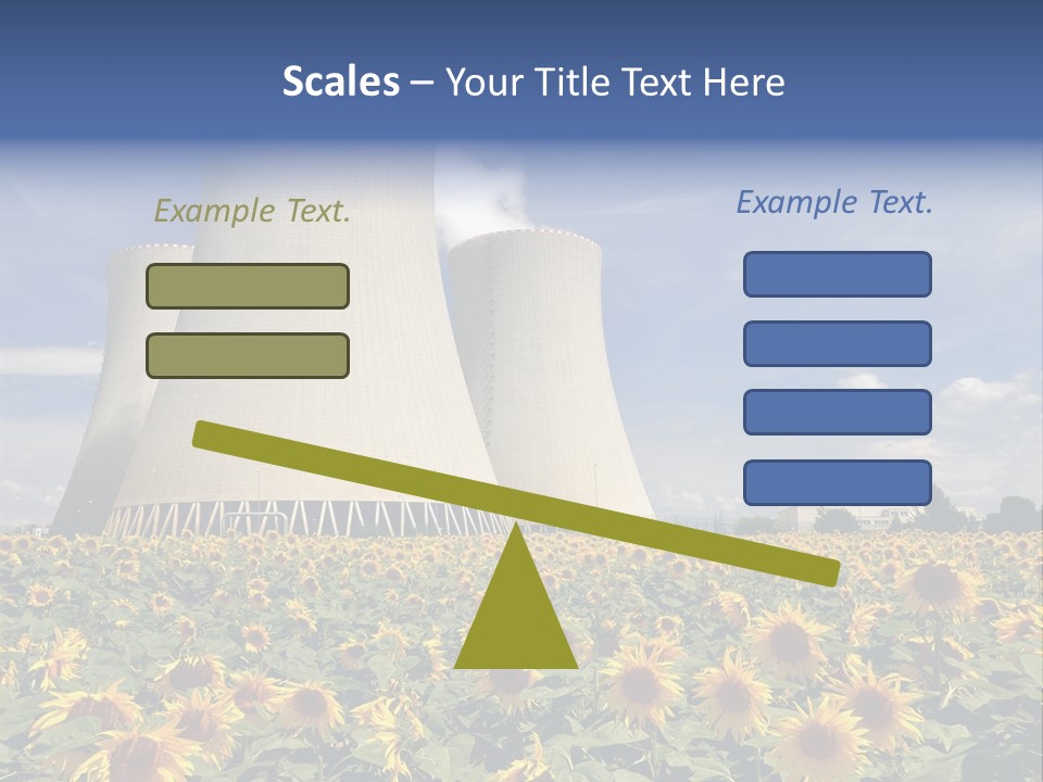 Massive Turbine Reactor PowerPoint Template