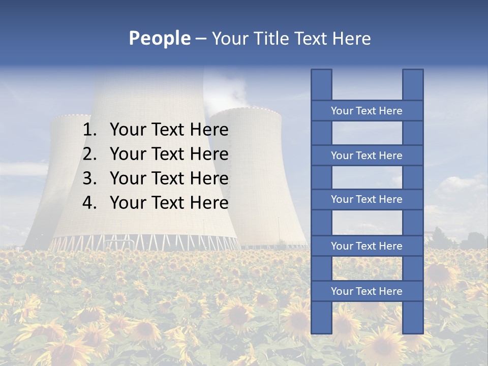 Massive Turbine Reactor PowerPoint Template