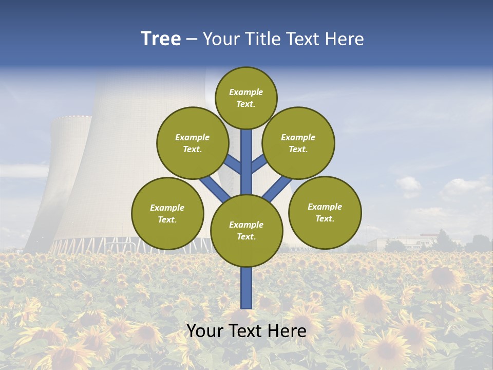 Massive Turbine Reactor PowerPoint Template