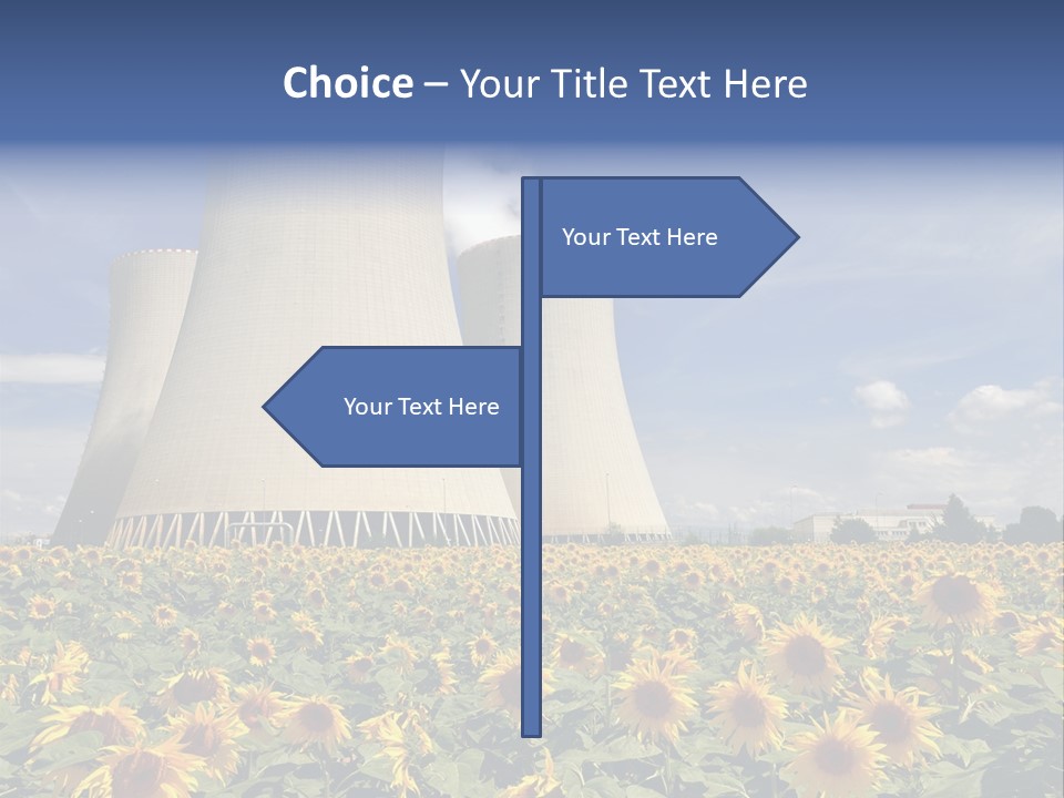 Massive Turbine Reactor PowerPoint Template