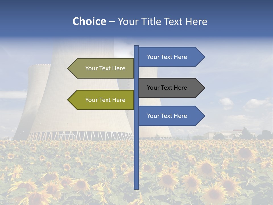 Massive Turbine Reactor PowerPoint Template