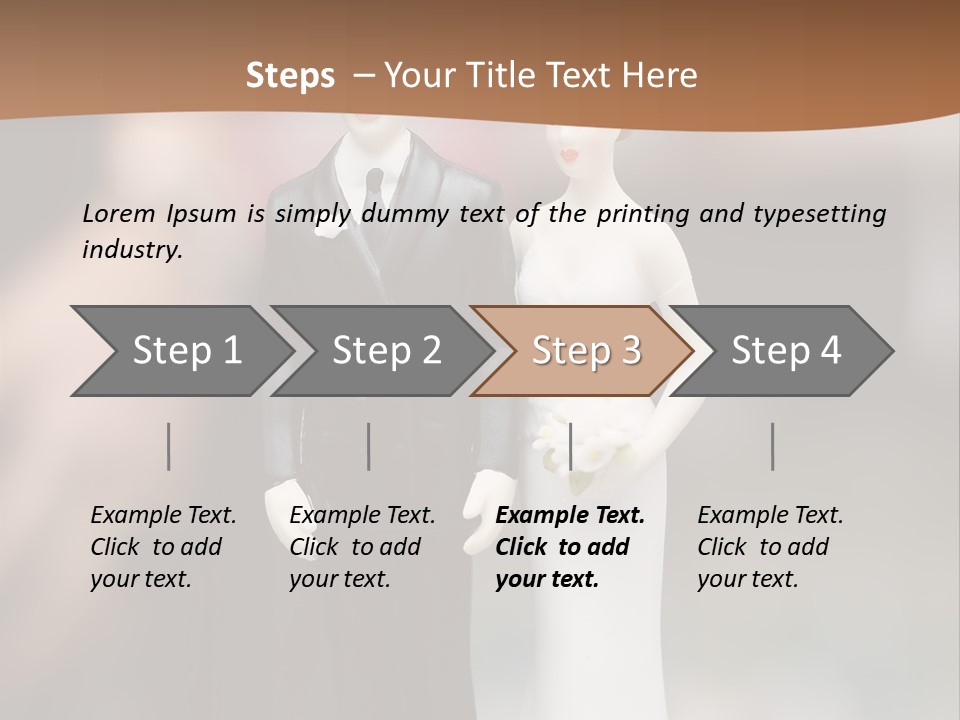 Table Nuptials Natural PowerPoint Template