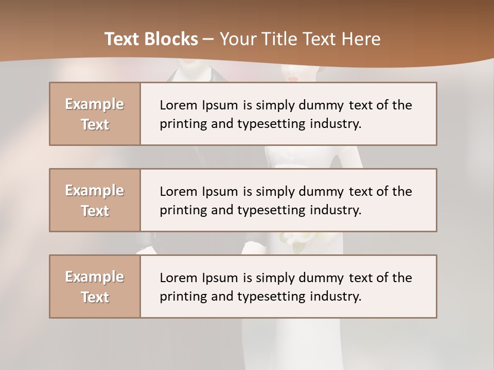 Table Nuptials Natural PowerPoint Template