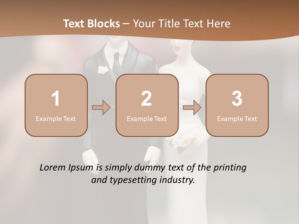 Table Nuptials Natural PowerPoint Template