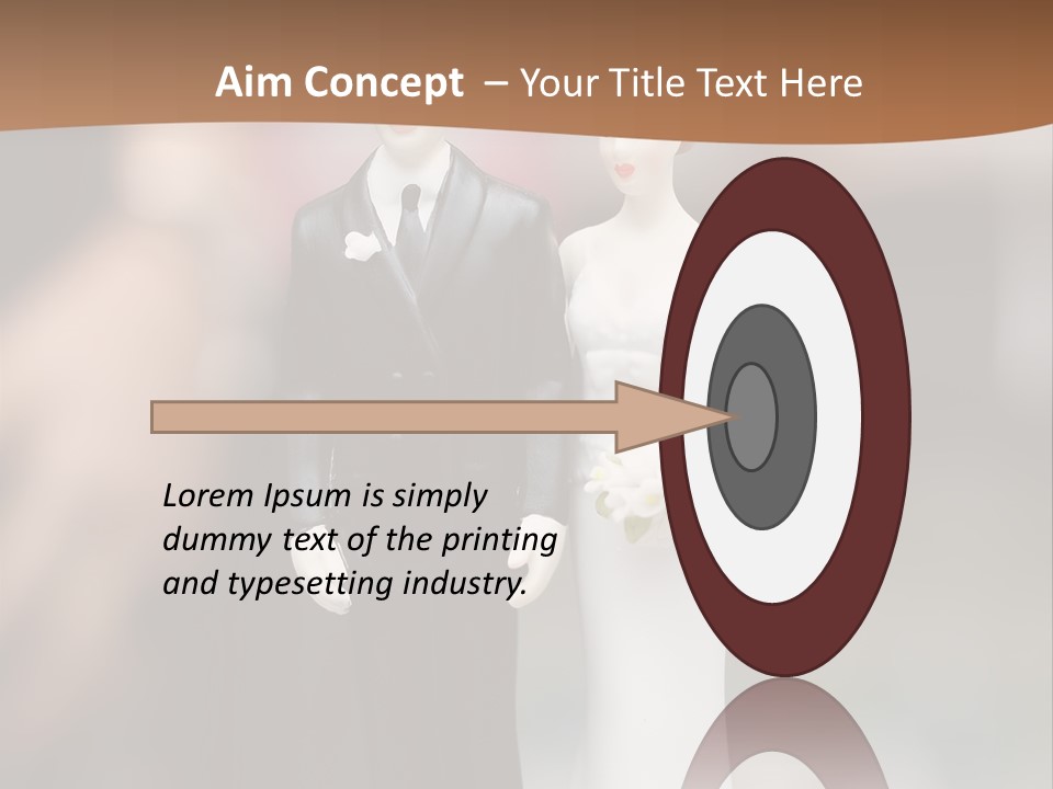 Table Nuptials Natural PowerPoint Template