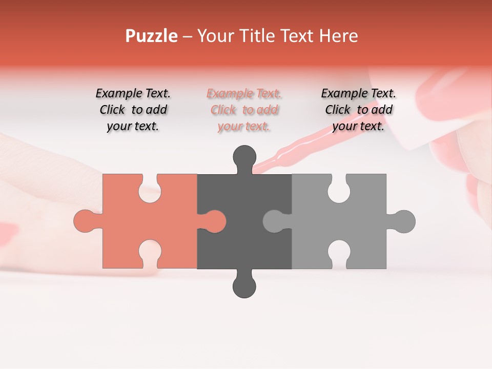 Spa Glass Girl PowerPoint Template