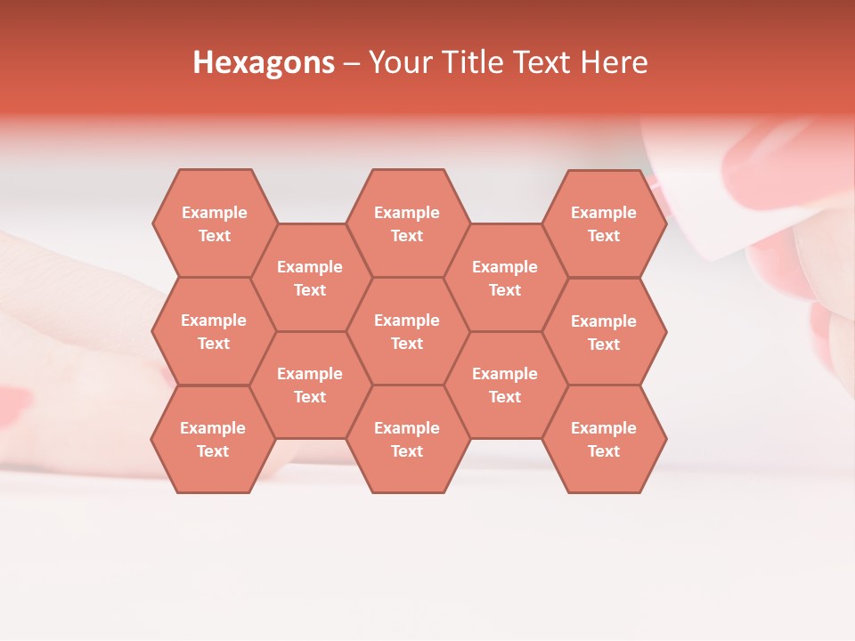 Spa Glass Girl PowerPoint Template