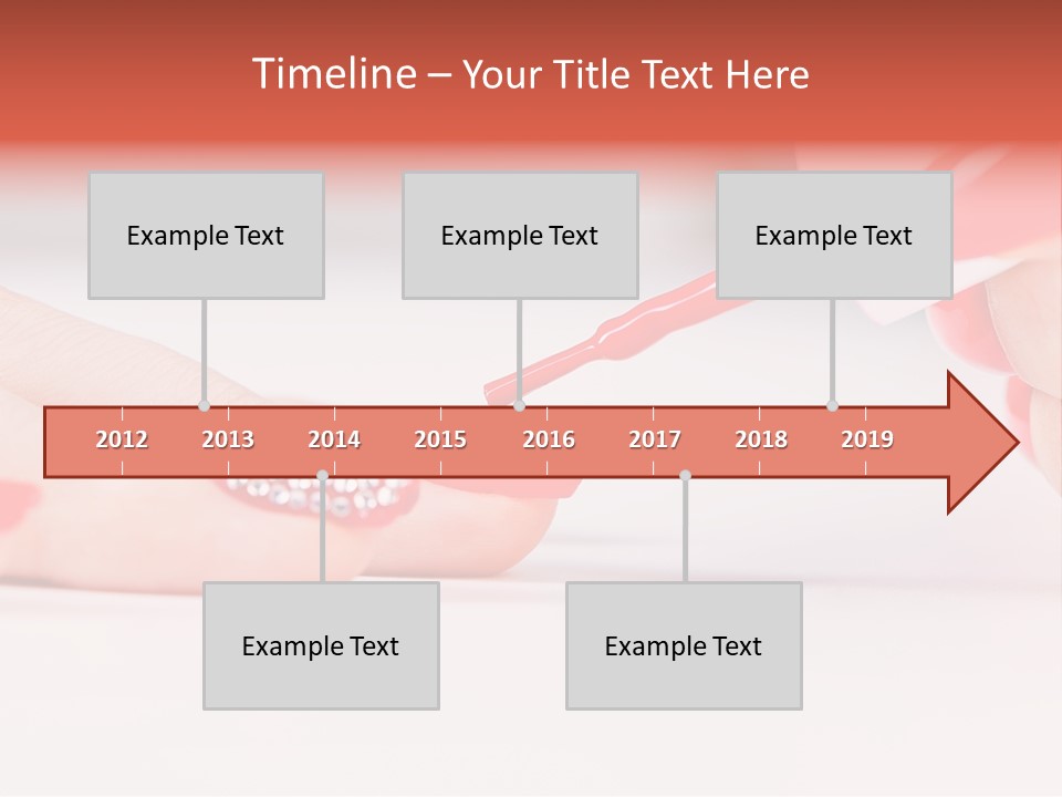 Spa Glass Girl PowerPoint Template