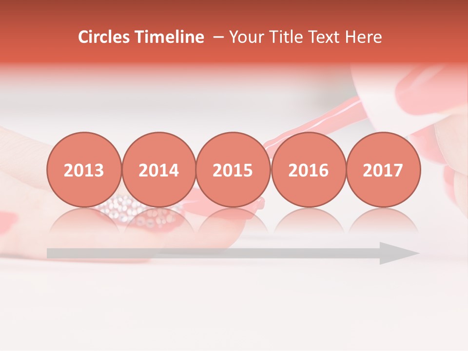 Spa Glass Girl PowerPoint Template