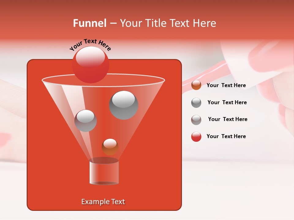 Spa Glass Girl PowerPoint Template