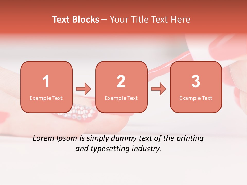 Spa Glass Girl PowerPoint Template