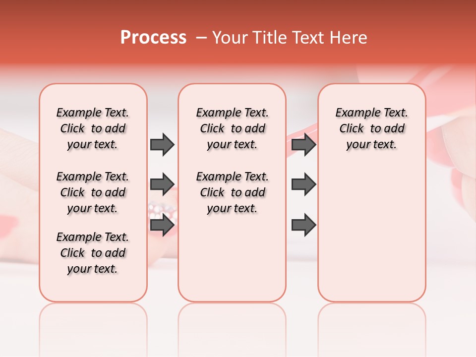 Spa Glass Girl PowerPoint Template