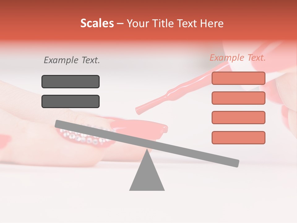 Spa Glass Girl PowerPoint Template