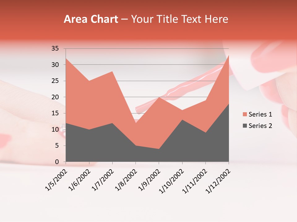 Spa Glass Girl PowerPoint Template