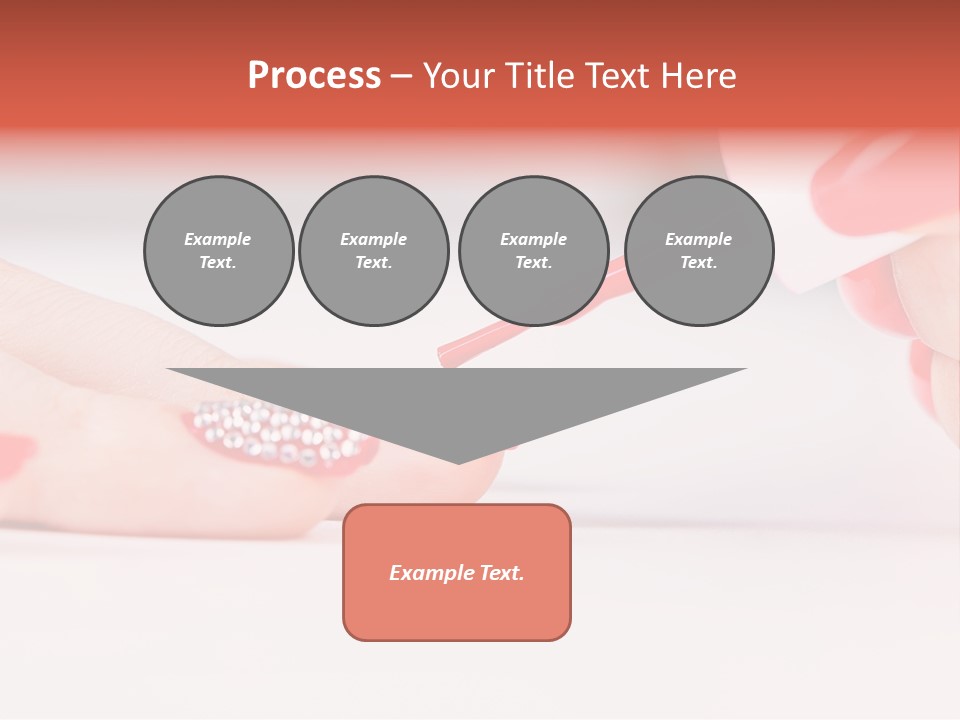 Spa Glass Girl PowerPoint Template