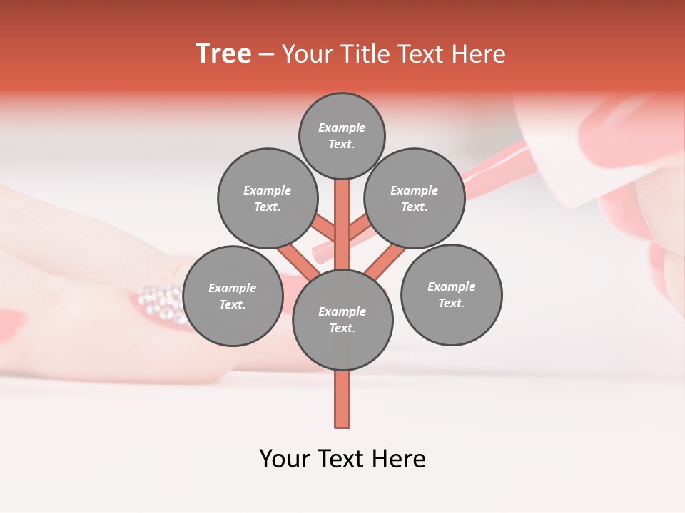 Spa Glass Girl PowerPoint Template