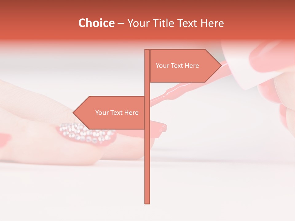 Spa Glass Girl PowerPoint Template