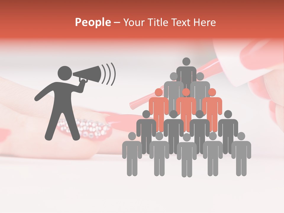 Spa Glass Girl PowerPoint Template