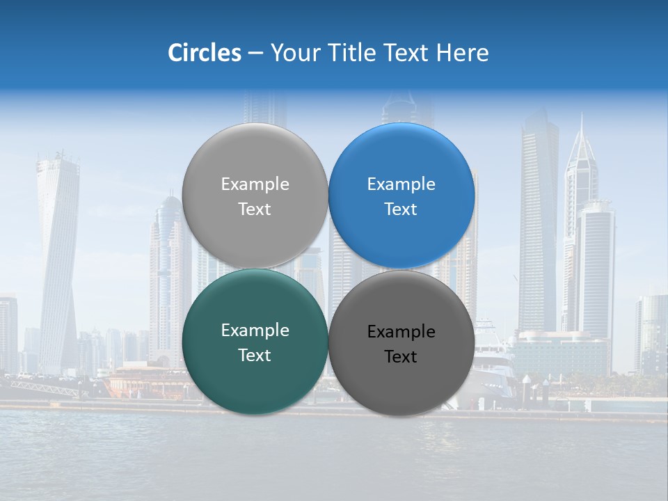 Transportation Tower Sea PowerPoint Template