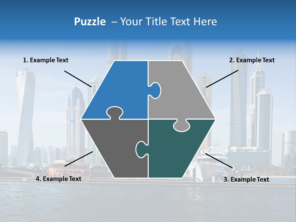 Transportation Tower Sea PowerPoint Template