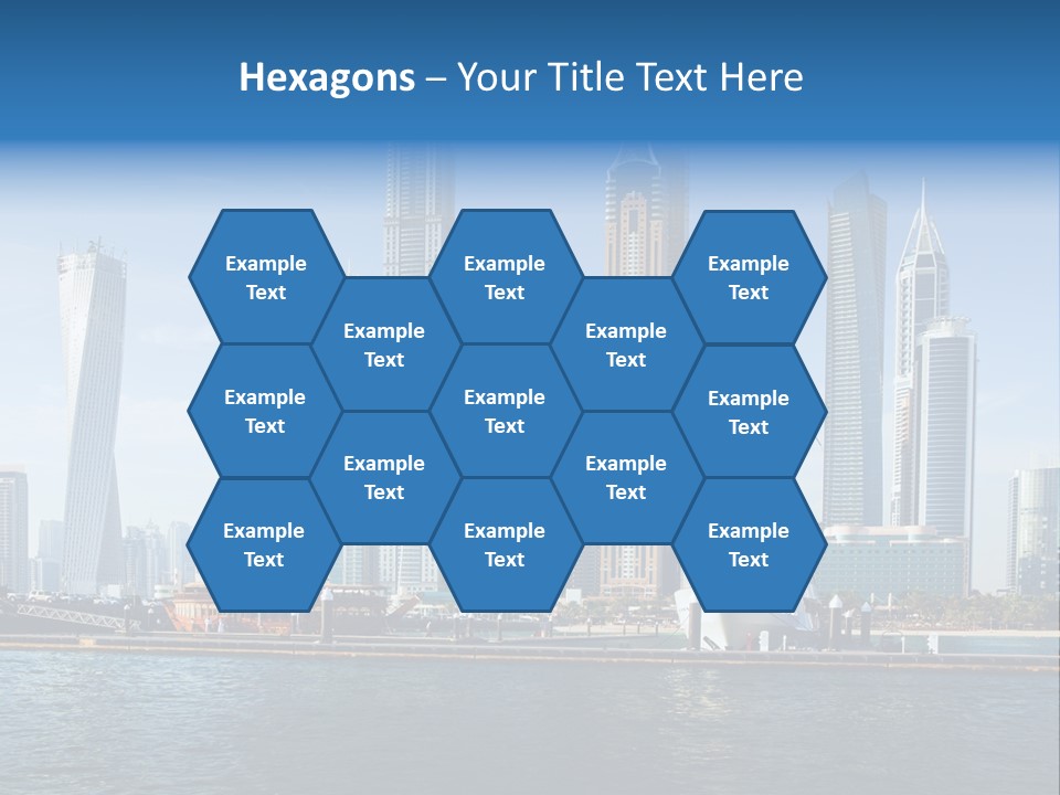 Transportation Tower Sea PowerPoint Template