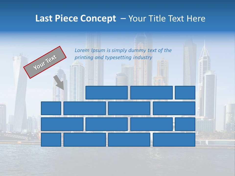 Transportation Tower Sea PowerPoint Template