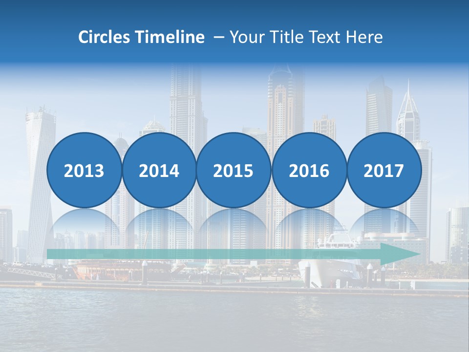 Transportation Tower Sea PowerPoint Template