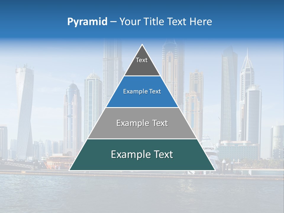 Transportation Tower Sea PowerPoint Template